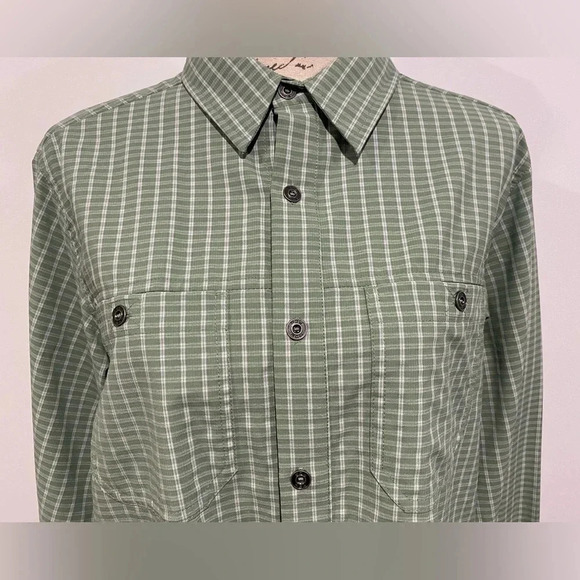 Nike ACG Men Long Sleeve Vented Fishing Hiking Button Up Shirt Size Medium - Picture 2 of 8